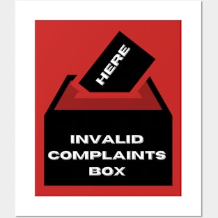 complaints box Posters and Art